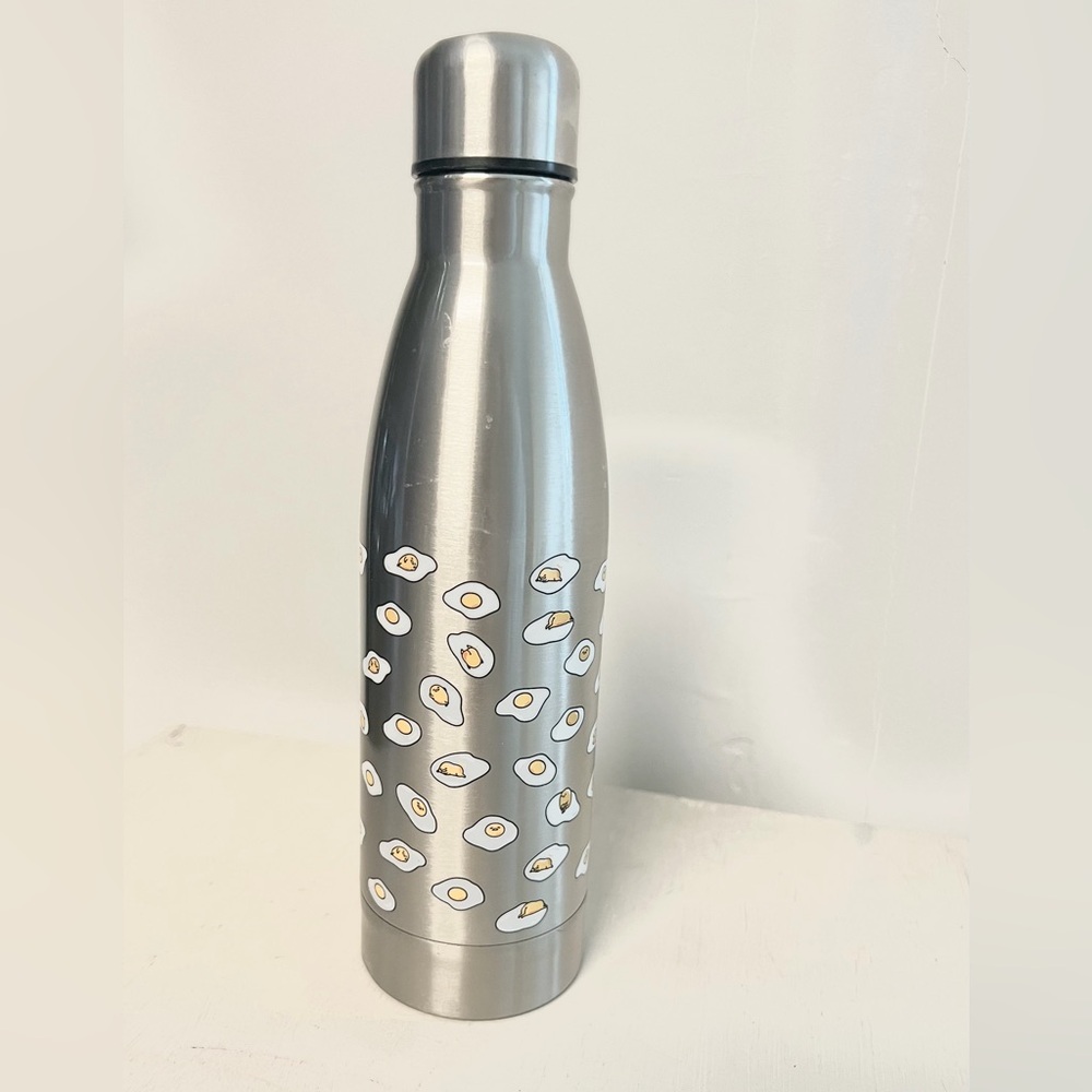 Gudetama Stainless Steel Water Bottle, 17oz